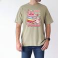 Librarian Books Are My Valentine Teacher Valentines Teach Men's Comfort Colors T-Shirt Khaki