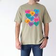 Librarian Shirt Valentines Book Worm Reading Tshirt Premium Tri-Blend Men's Comfort Colors T-Shirt Khaki