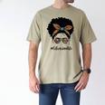 Librarian Teacher Messy Bun Life Book Library Back To School Men's Comfort Colors T-Shirt Khaki