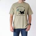 Life Is Better With Yarn Cats And Books Men's Comfort Colors T-Shirt Khaki Life Is Better With Yarn Cats And Books Men's Comfort Colors T-Shirt Khaki