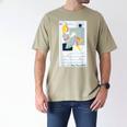Little Miss Muffet Reading a Picture Book Men's Comfort Colors T-Shirt Khaki