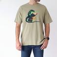 Lizard Reading Book Librarian Bookworm Reader Read Men's Comfort Colors T-Shirt Khaki Lizard Reading Book Librarian Bookworm Reader Read Men's Comfort Colors T-Shirt Khaki