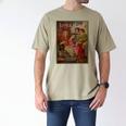 Louisa May Alcott Coming Of Age Novel Little Women Book Cover Small Men's Comfort Colors T-Shirt Khaki Louisa May Alcott Coming Of Age Novel Little Women Book Cover Small Men's Comfort Colors T-Shirt Khaki