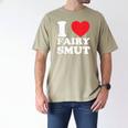 I Love Fairy Smut Book Lover Saying Men's Comfort Colors T-Shirt Khaki I Love Fairy Smut Book Lover Saying Men's Comfort Colors T-Shirt Khaki