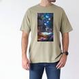 Magic Books Butterflies Fantasy Nature Tea Enchanting Men's Comfort Colors T-Shirt Khaki