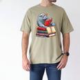 Manatee Reading Books Matching Bookworm Readers Librarian Men's Comfort Colors T-Shirt Khaki Manatee Reading Books Matching Bookworm Readers Librarian Men's Comfort Colors T-Shirt Khaki