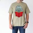 Manatee Reading Books Sea Animal Manatee Men's Comfort Colors T-Shirt Khaki Manatee Reading Books Sea Animal Manatee Men's Comfort Colors T-Shirt Khaki