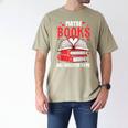 Maybe Books Are Addicted To Me Reading Present Men's Comfort Colors T-Shirt Khaki Maybe Books Are Addicted To Me Reading Present Men's Comfort Colors T-Shirt Khaki
