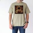 Melanin Afro Women Educated Reading Book History Men's Comfort Colors T-Shirt Khaki