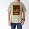 Melanin Girl Locs Book Lover Librarian Teacher Student Men's Comfort Colors T-Shirt Khaki