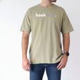 Minimalist Book Lover Book Nerd Men's Comfort Colors T-Shirt Khaki