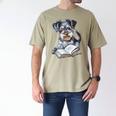 Nerdy Schnauzer Dog Book Lover Glasses Cute Pet For Men Women Kids Men's Comfort Colors T-Shirt Khaki Nerdy Schnauzer Dog Book Lover Glasses Cute Pet For Men Women Kids Men's Comfort Colors T-Shirt Khaki