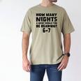 How Many Nights A Week Should You Be Reading 6-7 Book Lover Premium Tri-Blend Men's Comfort Colors T-Shirt Khaki