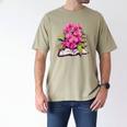 Orchids Flowers Book Floral Men's Comfort Colors T-Shirt Khaki Orchids Flowers Book Floral Men's Comfort Colors T-Shirt Khaki