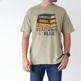 Read Blue Liberty Books July 4th Independence Men's Comfort Colors T-Shirt Khaki Read Blue Liberty Books July 4th Independence Men's Comfort Colors T-Shirt Khaki
