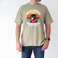 Read Books Drink Coffee Fight Evil Cat Premium Men's Comfort Colors T-Shirt Khaki