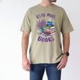 Read More Books Floral Book Reader Art Reading Lover Quote Men's Comfort Colors T-Shirt Khaki Read More Books Floral Book Reader Art Reading Lover Quote Men's Comfort Colors T-Shirt Khaki