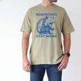 Read Books Stay Weird Men's Comfort Colors T-Shirt Khaki