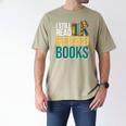 I Still Read Childrens Books Bibliophile Reader Men's Comfort Colors T-Shirt Khaki