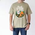Read S'More Books Around Campfire National Book Week Men's Comfort Colors T-Shirt Khaki