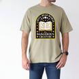 A Well Read Woman Is A Dangerous Creature For Book Lovers Men's Comfort Colors T-Shirt Khaki