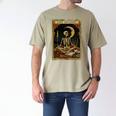The Reader Tarot Card Book Lover Skeleton Art Goth Style Men's Comfort Colors T-Shirt Khaki The Reader Tarot Card Book Lover Skeleton Art Goth Style Men's Comfort Colors T-Shirt Khaki