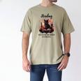 Reading Because Murder Is Wrong Books And Cats Book Lovers Men's Comfort Colors T-Shirt Khaki