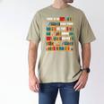 Reading Shirt There Is No Such Thing As Too Many Books Men's Comfort Colors T-Shirt Khaki