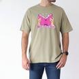 Reading Smut Is My Therapy Romance Book Reader Humor Men's Comfort Colors T-Shirt Khaki