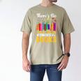 There's No Such Thing As Too Many Books Men's Comfort Colors T-Shirt Khaki There's No Such Thing As Too Many Books Men's Comfort Colors T-Shirt Khaki