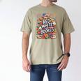 Retro Floral Red & Booked Library Reading 4th Of July Men's Comfort Colors T-Shirt Khaki Retro Floral Red & Booked Library Reading 4th Of July Men's Comfort Colors T-Shirt Khaki
