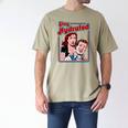 Retro Vampire Book Cover Style Stay Hydrated Halloween Men's Comfort Colors T-Shirt Khaki Retro Vampire Book Cover Style Stay Hydrated Halloween Men's Comfort Colors T-Shirt Khaki