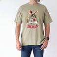 Santa's Favorite Book Dragon Christmas Magic Men's Comfort Colors T-Shirt Khaki Santa's Favorite Book Dragon Christmas Magic Men's Comfort Colors T-Shirt Khaki