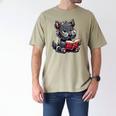 Scottish Terrier Reading a Book Dog Men's Comfort Colors T-Shirt Khaki