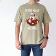 He Sees What You'Ve Been Reading Santa Book Lover For Women Men's Comfort Colors T-Shirt Khaki He Sees What You'Ve Been Reading Santa Book Lover For Women Men's Comfort Colors T-Shirt Khaki