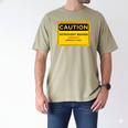A Simple Yellow Warning Sign For Introvert Men's Comfort Colors T-Shirt Khaki