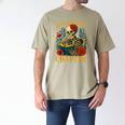 Skeleton Read Book Just One More Chapter Floral Book Lover Men's Comfort Colors T-Shirt Khaki