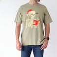 Skeleton Reading Book Christmas Teacher Librarian Book Lover Men's Comfort Colors T-Shirt Khaki Skeleton Reading Book Christmas Teacher Librarian Book Lover Men's Comfort Colors T-Shirt Khaki
