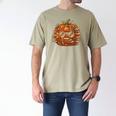 Smart Book Pumpkin Retro Fall Teacher Reading Halloween Men's Comfort Colors T-Shirt Khaki Smart Book Pumpkin Retro Fall Teacher Reading Halloween Men's Comfort Colors T-Shirt Khaki
