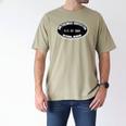 Smithsonian Institution Library 1944 Book Stamp Men's Comfort Colors T-Shirt Khaki