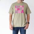 In My Smut Era Groovy Smut Book Reading Spicy Book Romance Men's Comfort Colors T-Shirt Khaki