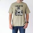 Smutty Spicy Book Smut Reader I Look Better Bent Over A Book Men's Comfort Colors T-Shirt Khaki