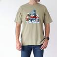 Snowman Reading Books Lovers Librarian Bookworm Christmas Men's Comfort Colors T-Shirt Khaki Snowman Reading Books Lovers Librarian Bookworm Christmas Men's Comfort Colors T-Shirt Khaki