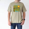 Softball Just A Girl Comic Book Style Graphic For Teens Men's Comfort Colors T-Shirt Khaki