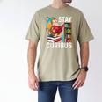 Stay Curious Monkey Reading Book Lover Bookworm Men's Comfort Colors T-Shirt Khaki Stay Curious Monkey Reading Book Lover Bookworm Men's Comfort Colors T-Shirt Khaki