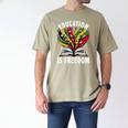 History Education Is Freedom Books Black History Premium Tri-Blend Men's Comfort Colors T-Shirt Khaki