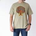History Month Afro Women Girls Book Lover Librarian Men's Comfort Colors T-Shirt Khaki