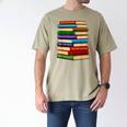 History Month Educated Black Leaders Reading Books Men's Comfort Colors T-Shirt Khaki