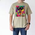 History Month Educated Black Women Girls Reading Book Men's Comfort Colors T-Shirt Khaki