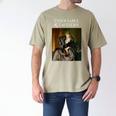 Unsociable And Taciturn Jane Austin Quote Book Classic Lit Men's Comfort Colors T-Shirt Khaki